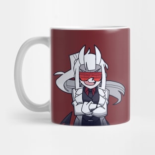 loremaster mocking examtaker (helltaker) Mug